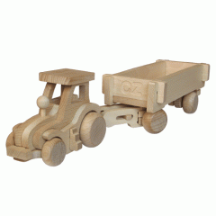 Traktor s vlekem
